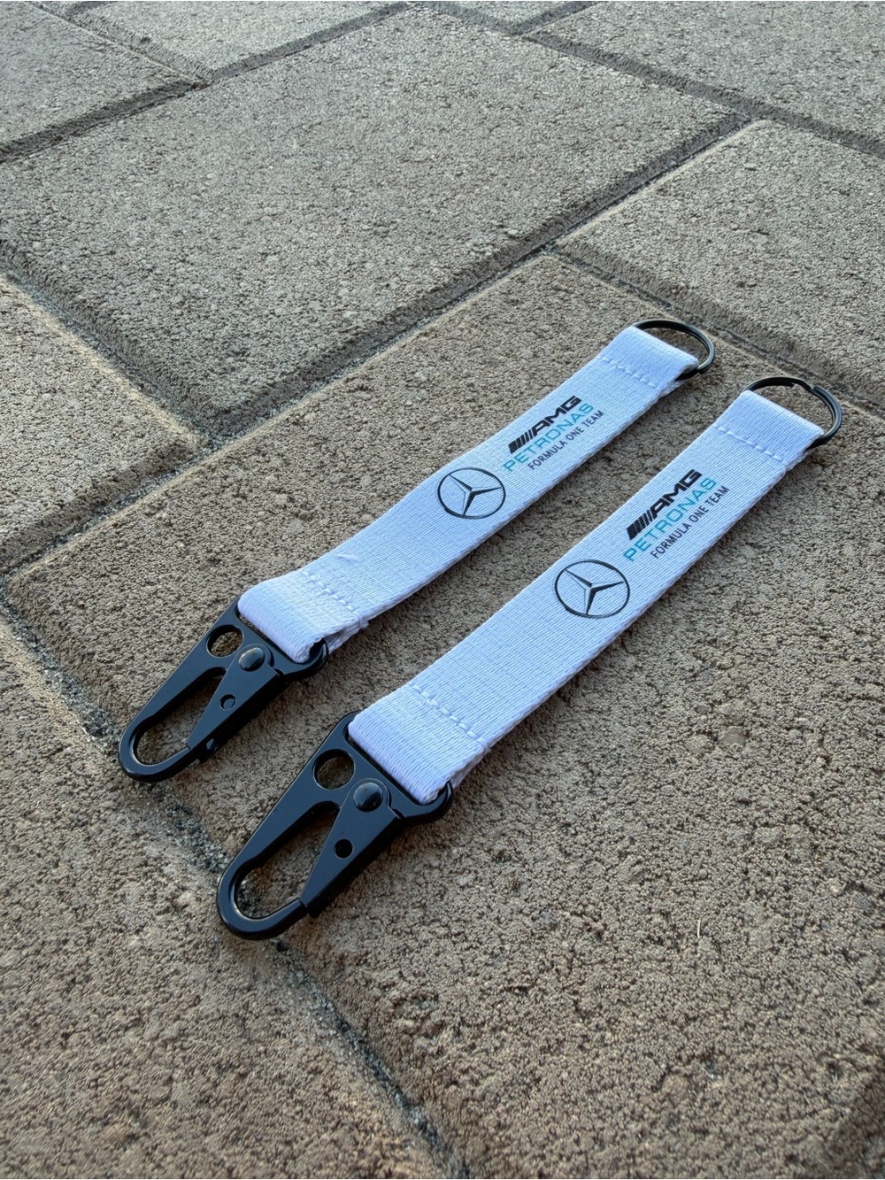 Mercedes AMG Petronas F1 Racing Team Lanyard keychain Set Of 2 Formula One